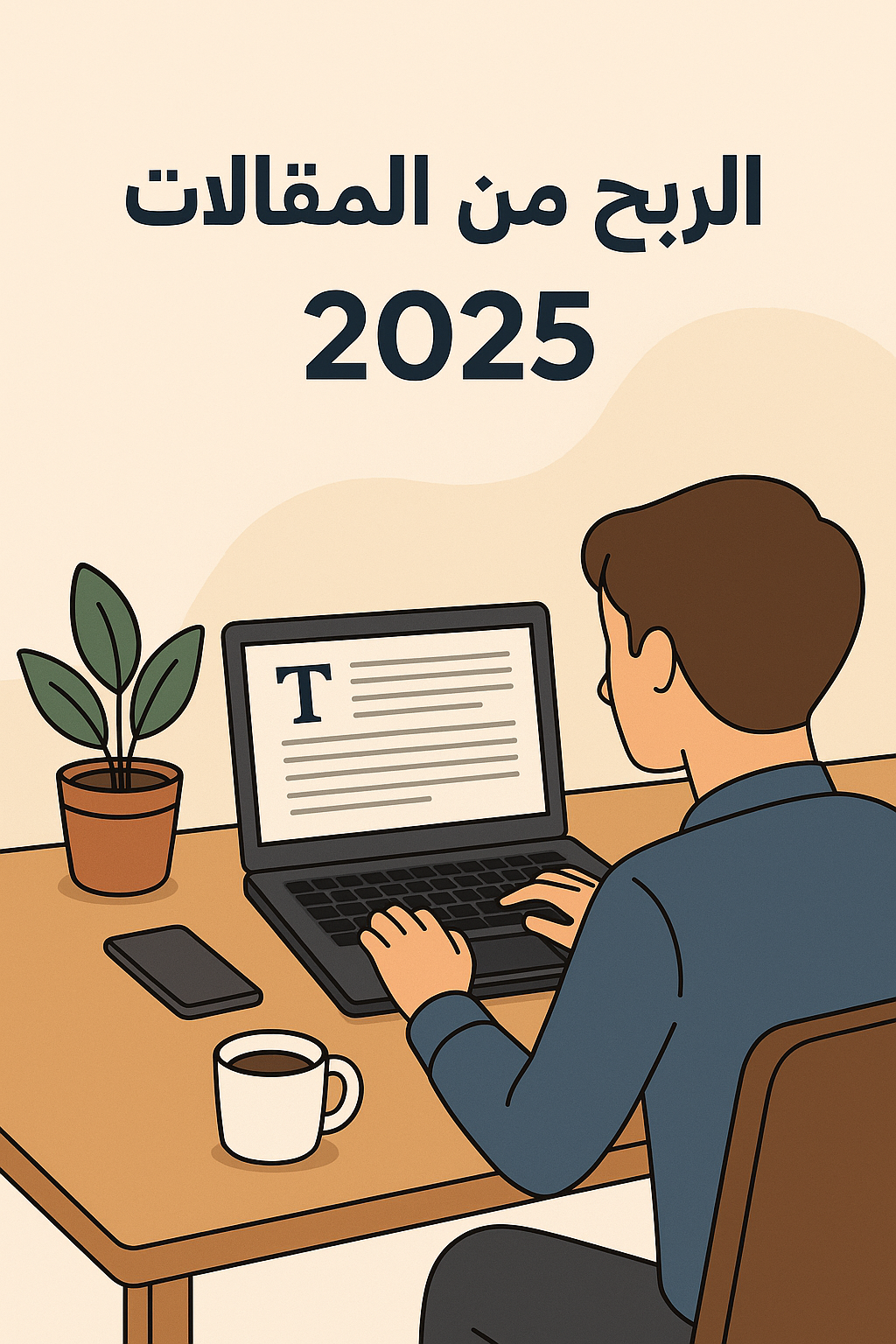 الربح من كتابة المقالات 2025 عبر الإنترنت باستخدام الحاسوب