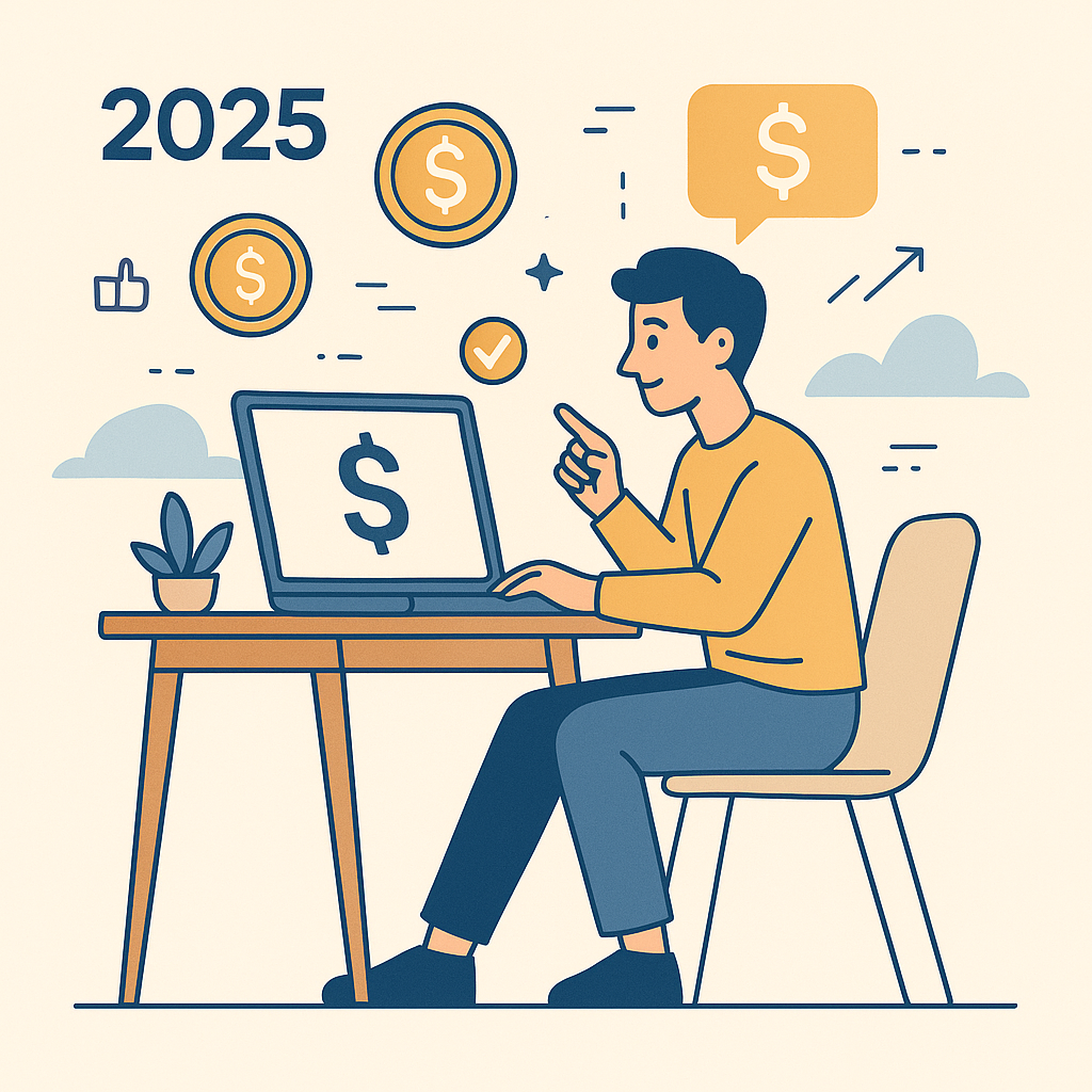 الربح من الإنترنت 2025 - استراتيجيات للمبتدئين