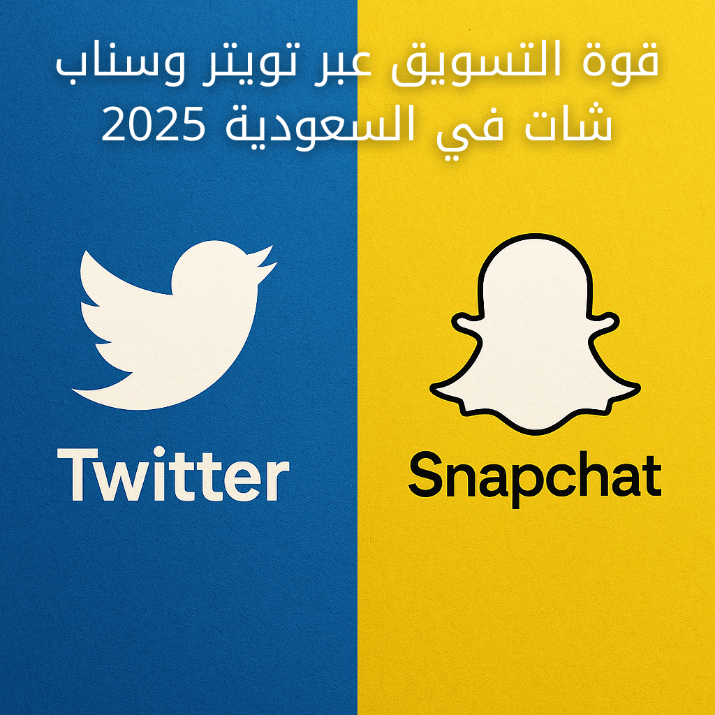 قوة التسويق عبر تويتر وسناب شات في السعودية 2025